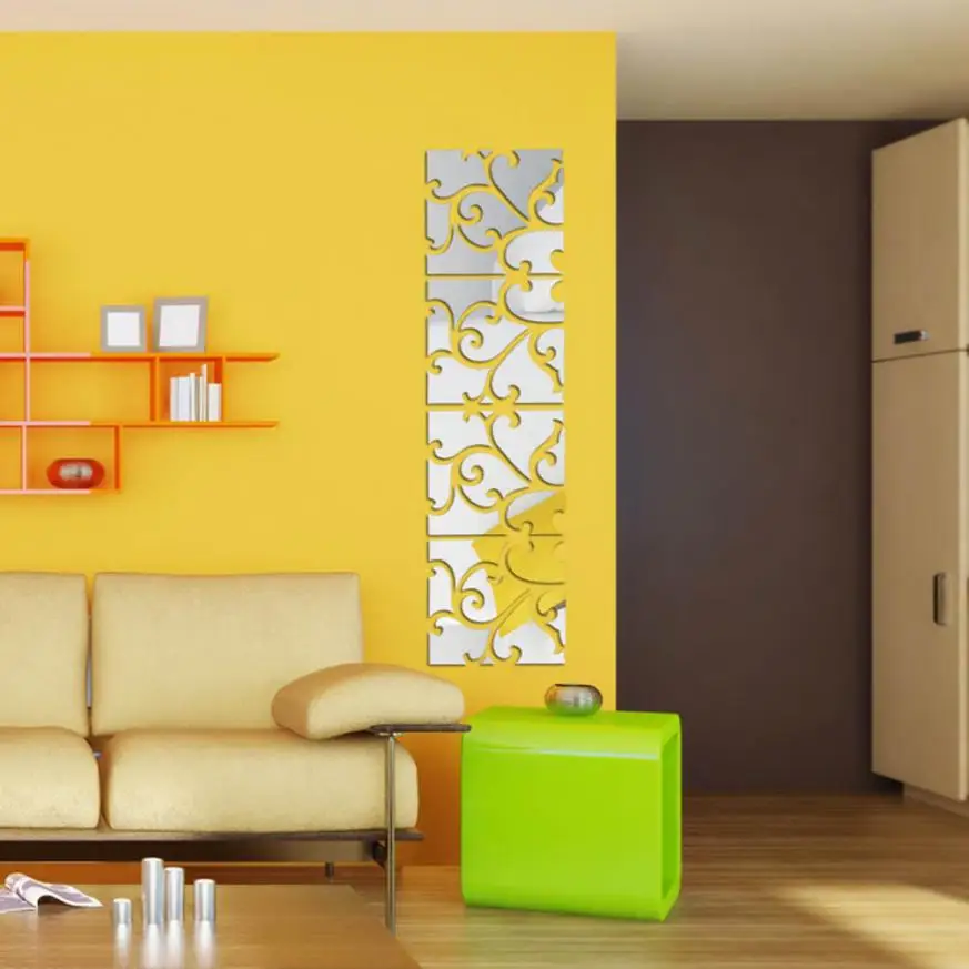 2019 Лидер продаж/для дома Декор зеркало Стиль 32 шт. DIY 3D акриловая наклейка на