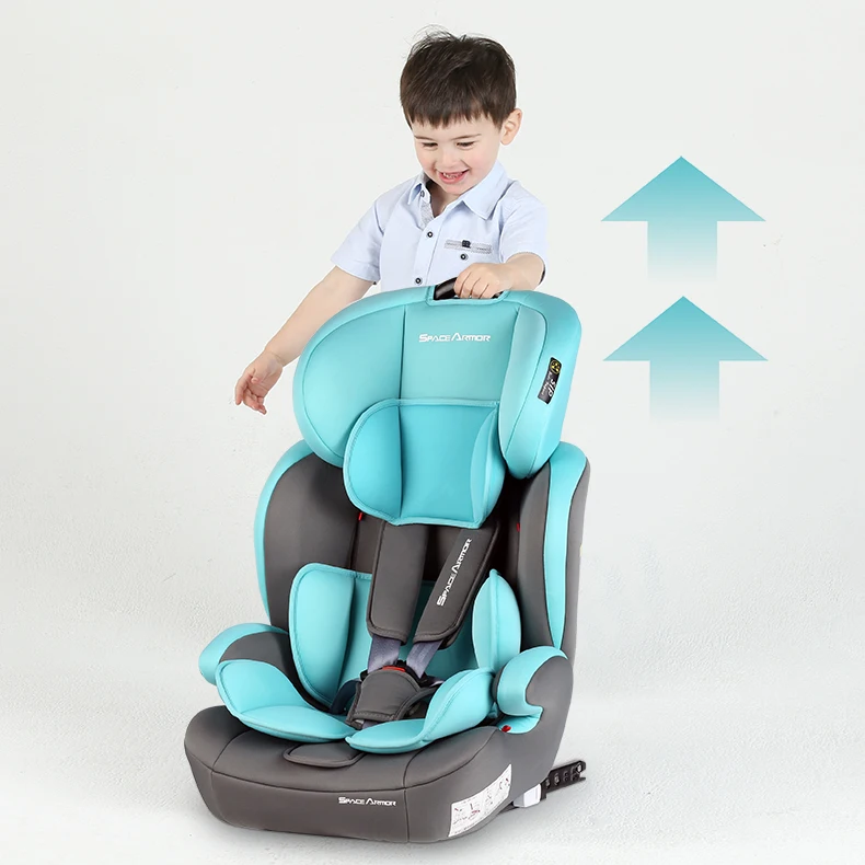 Детское автокресло Isofix двойной Интерфейс детское безопасное сидение От 0 до 12 лет Портативный автокресло 5-точечный ремень безопасности восемь регулировкой по высоте