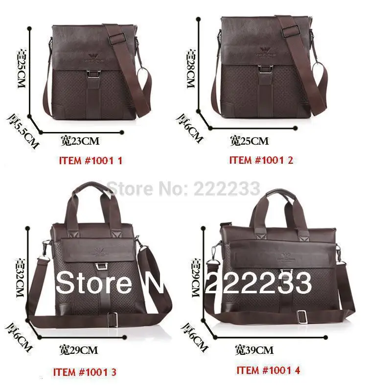 Rushed Retail high quality men brand briefcase genuine leather Portfolio brown shoulder bag messenger genuine+PU 2015 New BG0093 | Багаж и