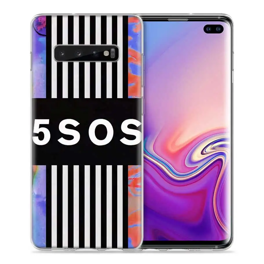 02 5 Seconds Of Summer 5SOS чехол для Samsung Galaxy S8 S9 S10 5G S10e S7 Note 8, 9, 10, J4 J6 плюс J5 J8 J3 силиконовый чехол для телефона - Цвет: 02