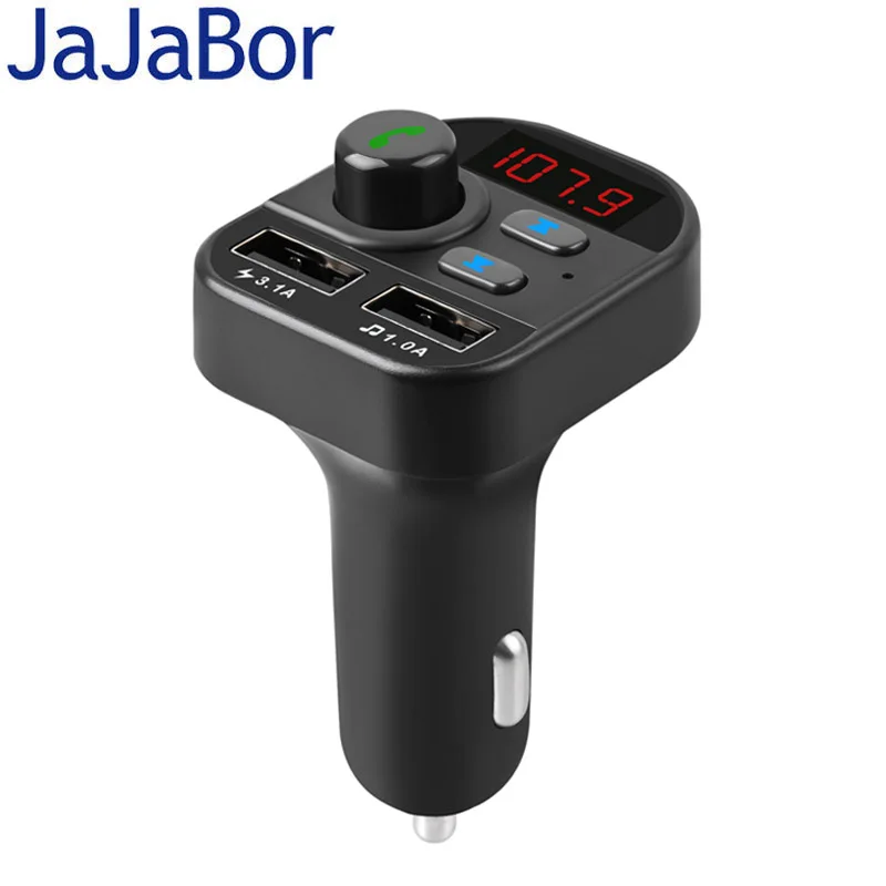 Беспроводной fm передатчик JaJaBor Bluetooth Carkit Hands Free Stereo A2DP автомобильный музыкальный