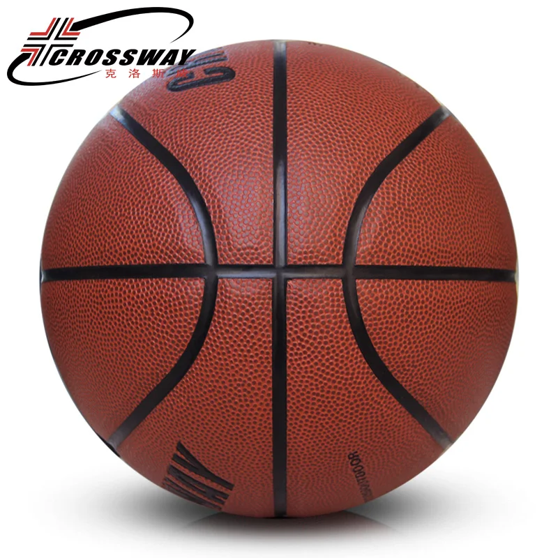 CROSSWAY 2017 Hot sale Hight Quality 704 Basketball Ball Wear proof PU Materia Official Size7 With Needle+Bag | Спорт и развлечения