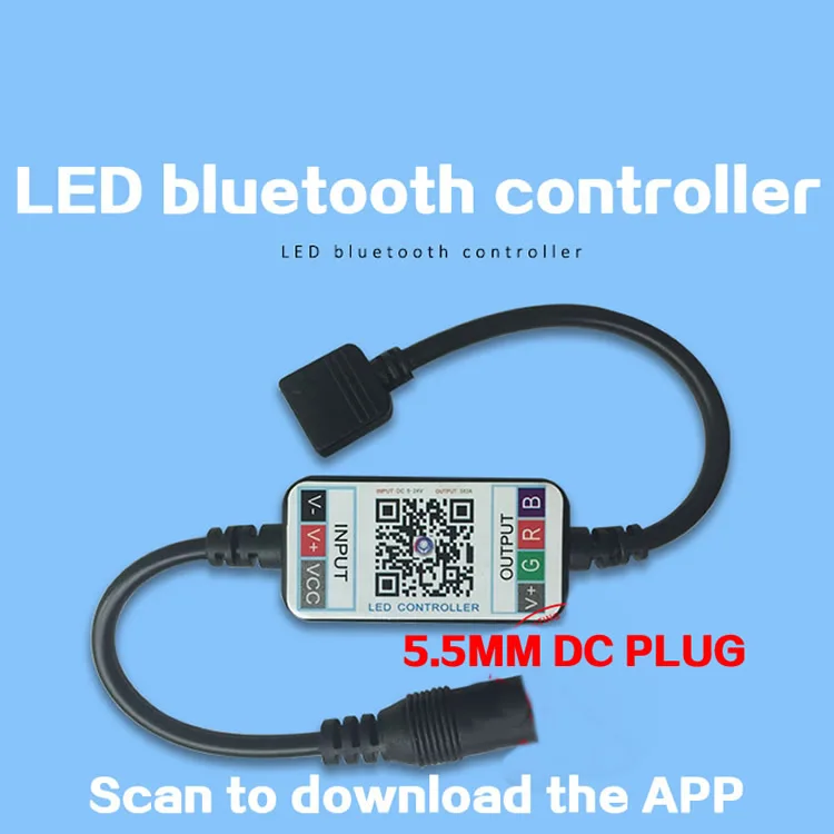 Bluetooth USB цветных(RGB) светодиодных лент пульт дистанционного управления DC 5 V-12 V Беспроводной пульт дистанционного управления с 4pin цветных(RGB) светодиодных лент светильник ing лента светильник