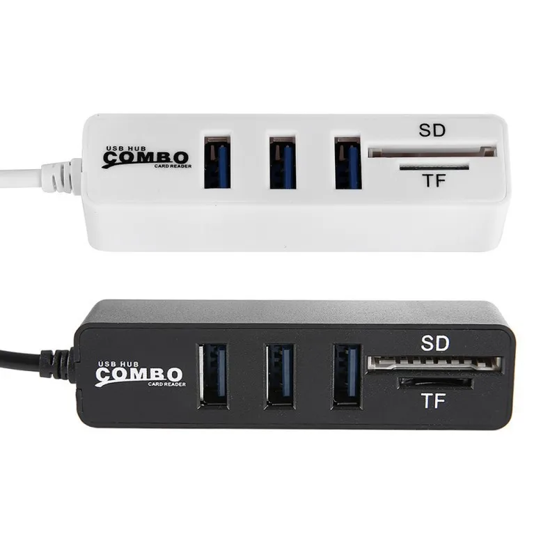 USB разветвитель для компьютера ноутбука 2 0 дюйма|Картридеры| |