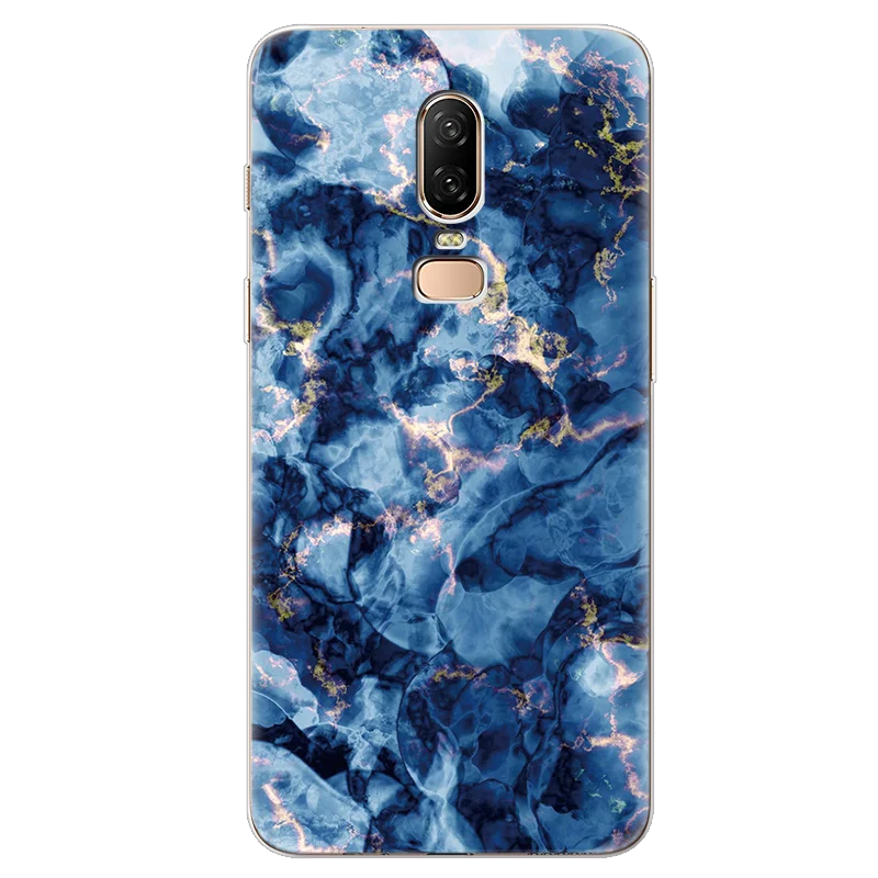 Мраморный силиконовый мягкий ТПУ чехол s для One Plus 6T 6 3 5T чехол прозрачные сумки для Oneplus 6 6T 5T резиновая задняя крышка с принтом CapaCoque