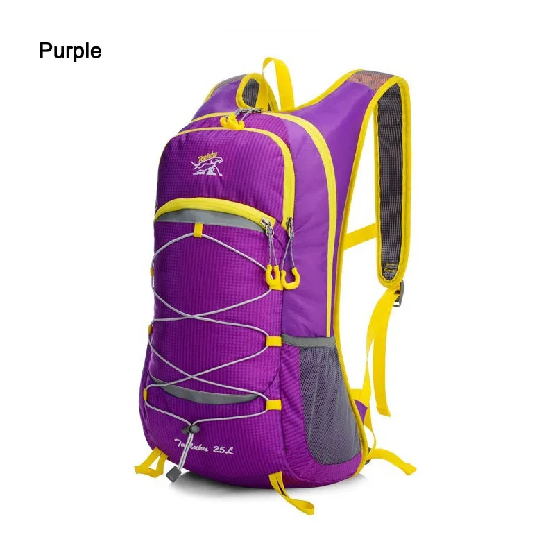 Purple 25л рюкзак для альпинизма, рюкзак для велоспорта, рюкзаки для спорта на открытом воздухе, водонепроницаемая сумка для кемпинга, сумки для путешествий, для езды на велосипеде, XA466WA - Цвет: Purple