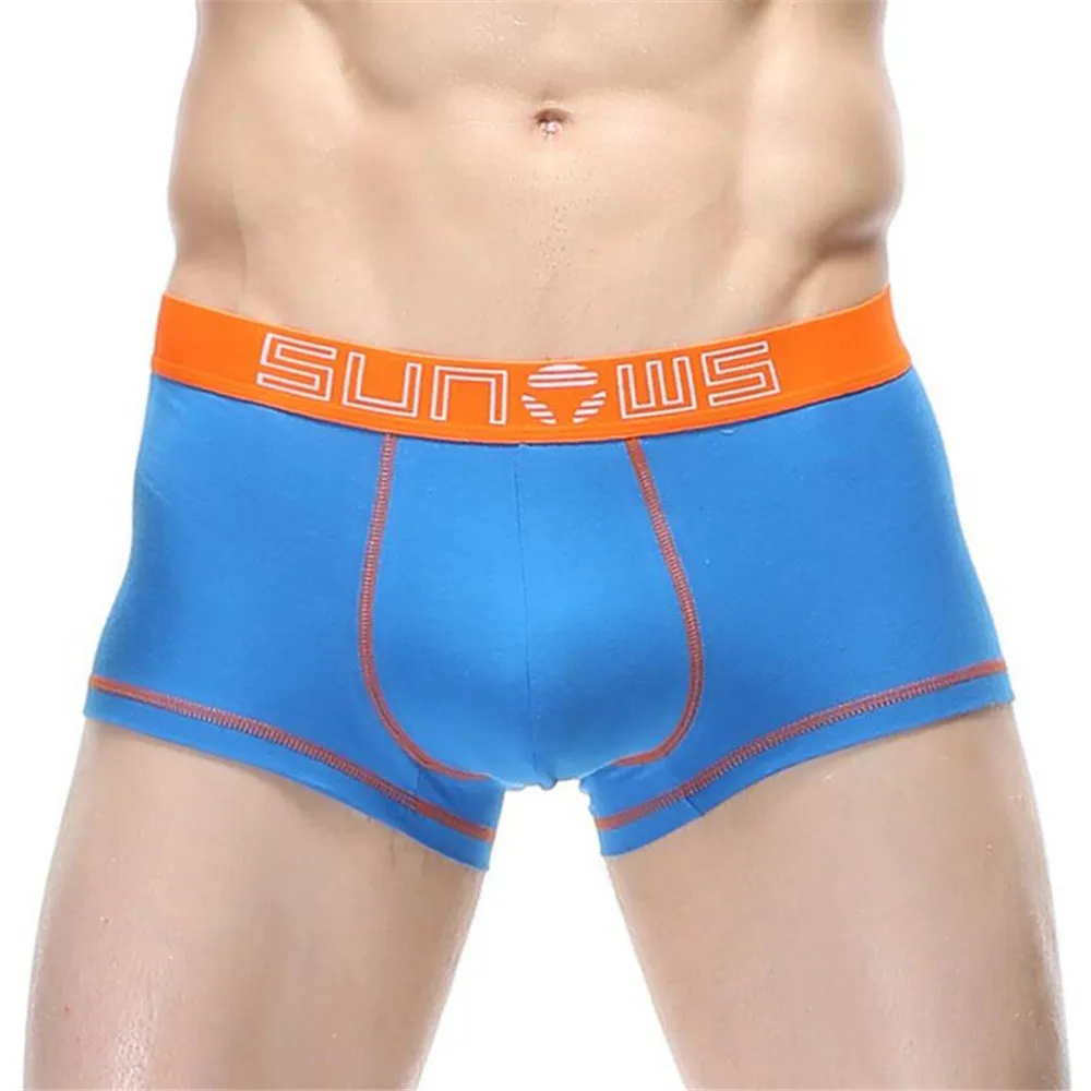 Новинка 2019 трусы боксеры хлопковое Мужское нижнее белье дышащие одноцветные