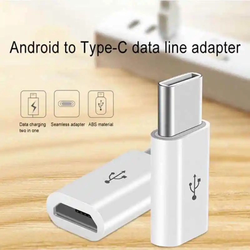 1 шт. 5 Micro USB Female to Type C Мужской адаптер для Letv Xiaomi Mi 5X Oneplus Samsung S8 Plus Прямая