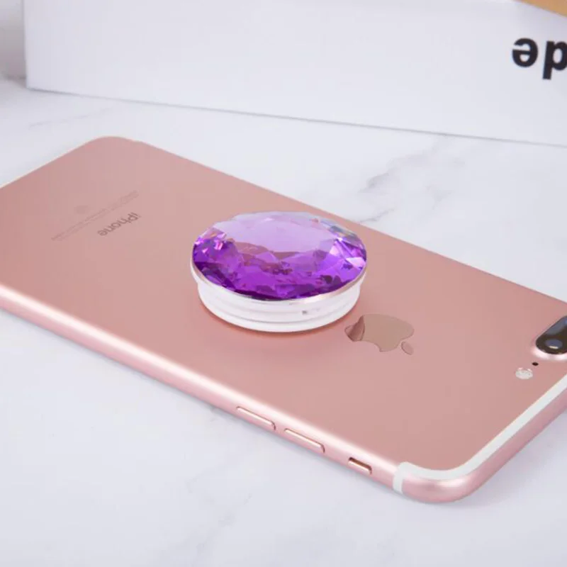 4 Универсальный палец кольцо держатель телефона Bling Air Bag алмаз смартфон подставка для iPhone Samsung расширение стенты - Цвет: 4