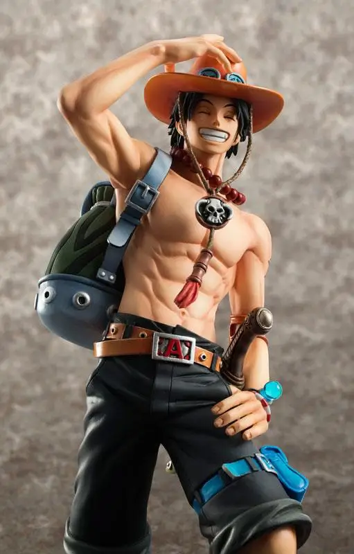 Аниме One Piece POP Ace Monkey D Luffy Sabo Fire кулак 23 см ПВХ экшн-фигурка игрушка Коллекционная