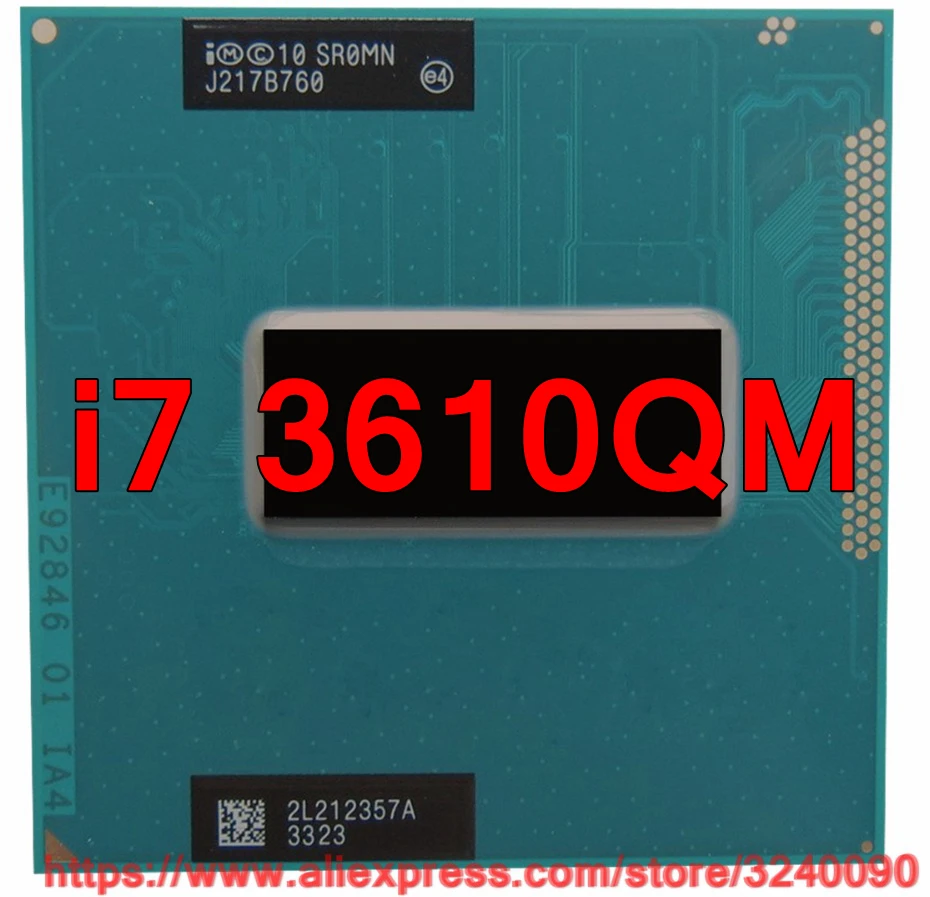Оригинальный процессор lntel Core i7 3610qm SR0MN 6 Мб кэш памяти 2 3 ГГц четырехъядерный для