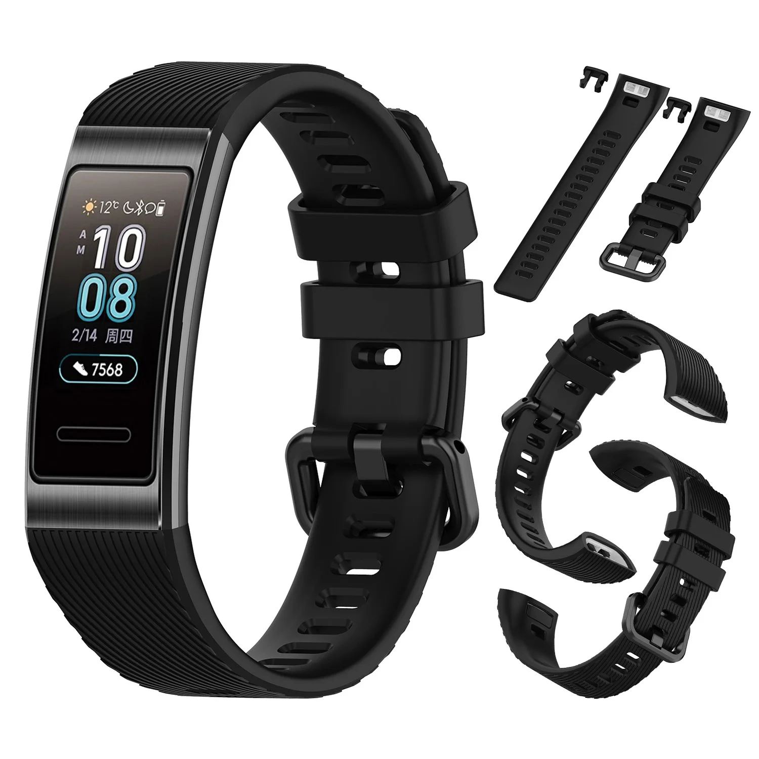 Smart Wristband for Huawei Band 3 Pro Silicone Watchband Fitness Tracker Watch Strap Bracelet Replacement | Электроника