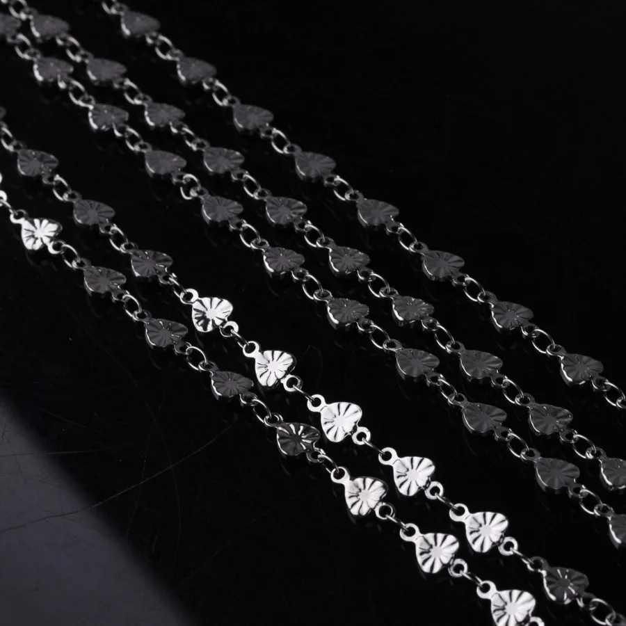 10 метров Лидер продаж оптовая продажа цепочка из серебристой нержавеющей стали с