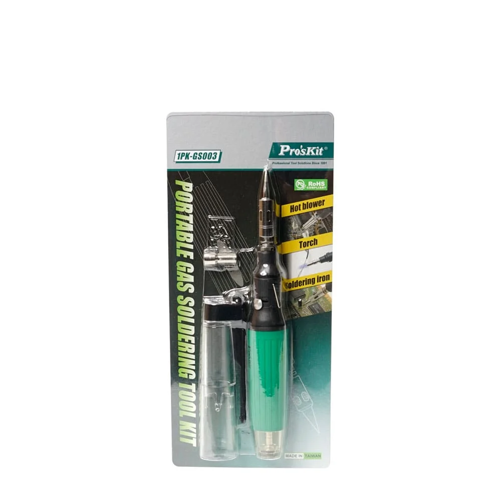 Pro'sKit 1PK-GS003 портативный газовый SolderingTool Kit факел пайки-2 в 1 дизайн