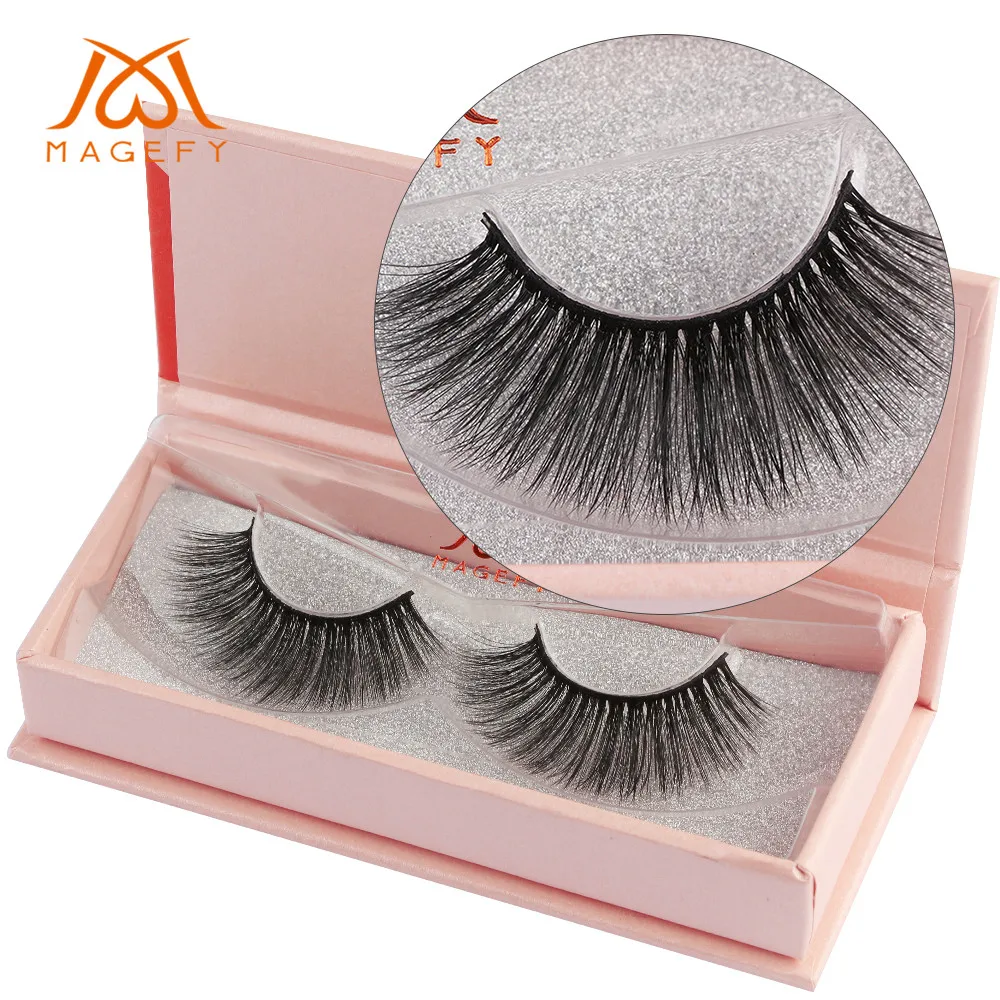 1Pair Luxury 3D False Lashes Fluffy Strip Eyelashes Long Natural Party magnetic eyelashes natural hair #05 | Красота и здоровье