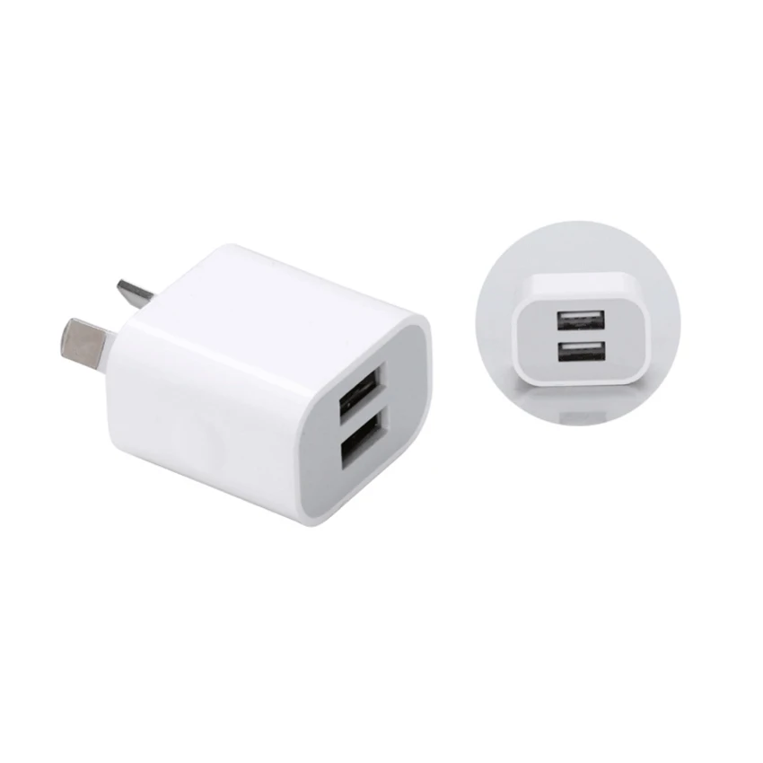Универсальное устройство 5V 2A переменного тока с двумя USB настенный адаптер