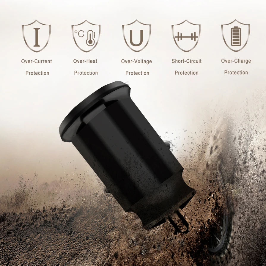 15 Вт USB Автомобильное зарядное устройство быстрой зарядки для iPhone Samsung Xiaomi