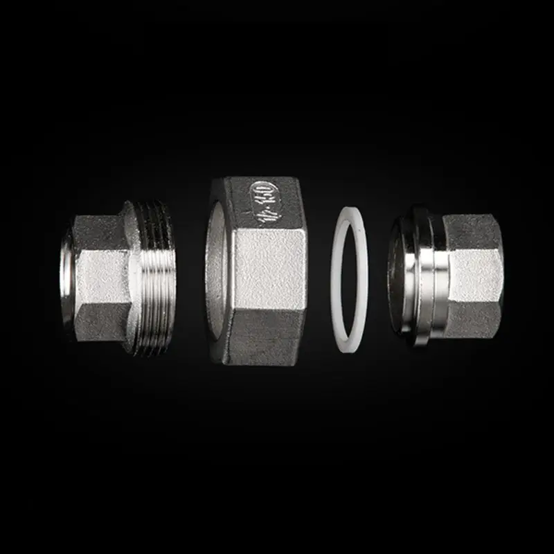 

3/4 inch Female BSP Internal Thread 304 Stainless Steel Live Joint Coupling Union Connector Tube Pipe Fitting