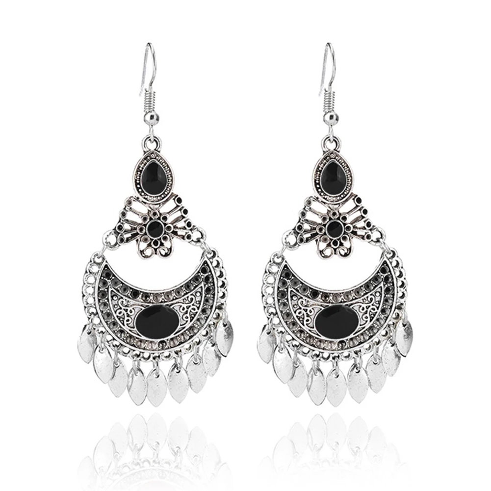 2020 New Fashion Women Dangle Hollow Charm Earrings Bohemia Wedding Jewelry Gift | Украшения и аксессуары