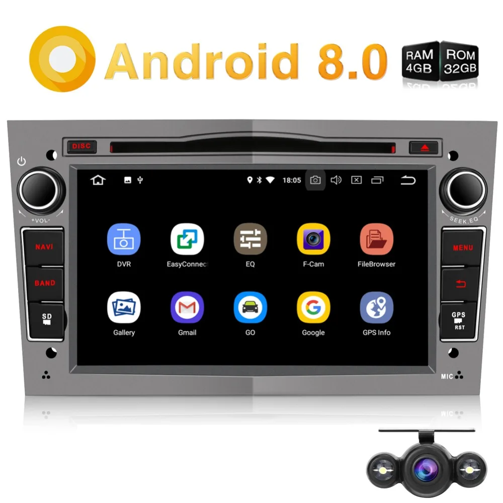 Pumpkin 2 Din7''Android 8 0 автомобильный Радио dvd плеер GPS навигация 4 Гб RAM Wifi