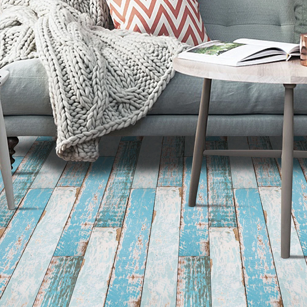 Самоклеящаяся бумага для пола с деревянным лицевым покрытием ПВХ водостойкие