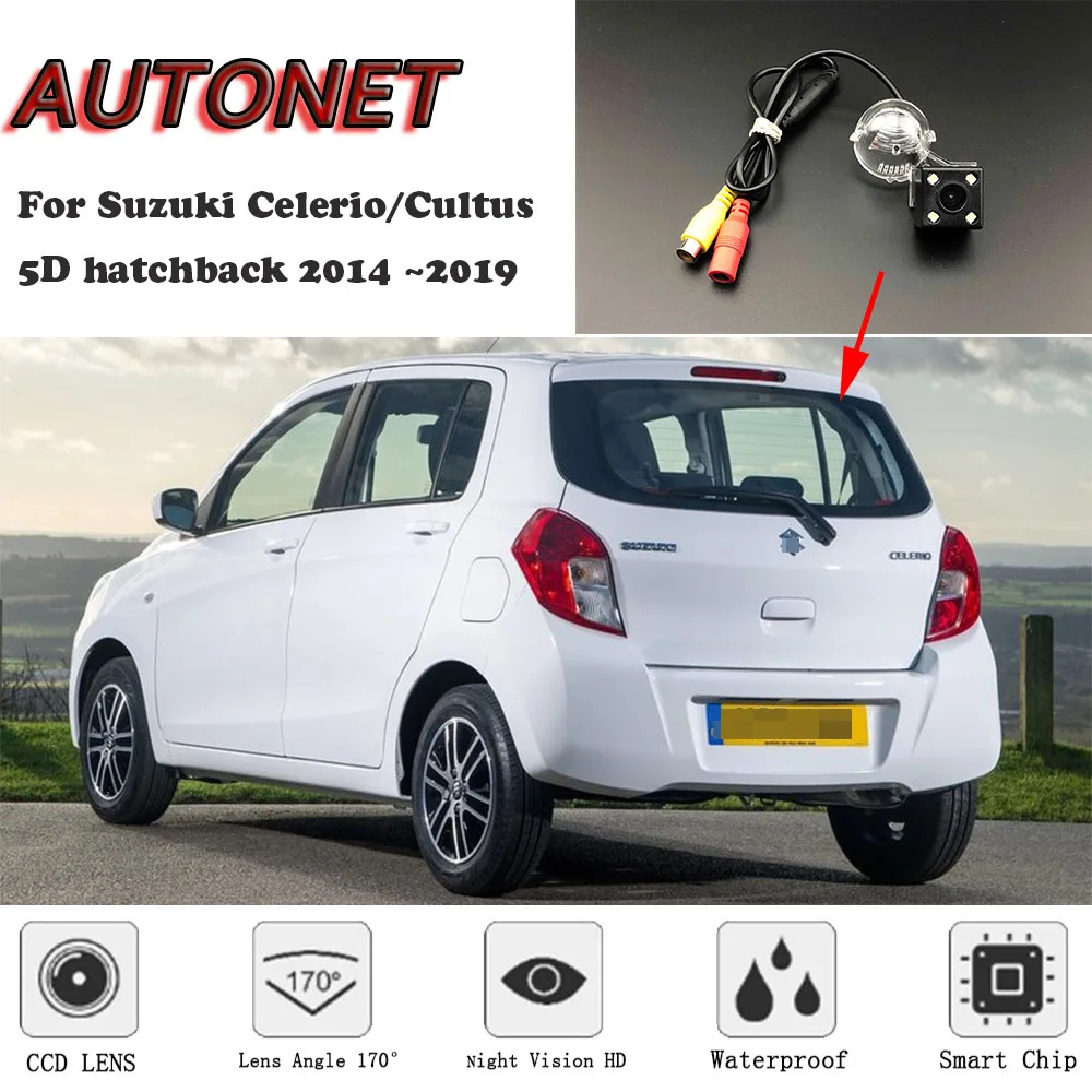 Камера заднего вида с функцией ночной съемки для Suzuki Celerio/Culture S 5D hatchback 2014 2015 2016 2017