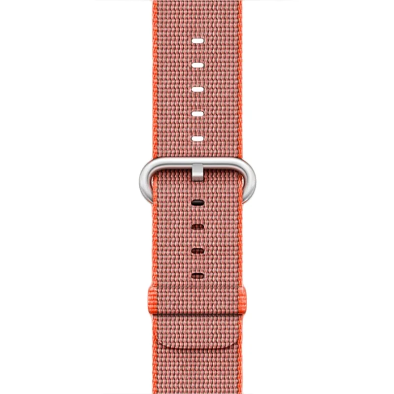 Ремешок для apple watch series 5 4 3 2 1 тканый нейлоновый ремешок для iWatch 44 мм 42 мм 40 мм 38 мм цветной узор Классическая пряжка - Цвет ремешка: color 11