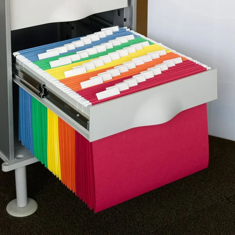 Подвесные папки для файлов бумажный зажим документов папка A4 ультратонкая