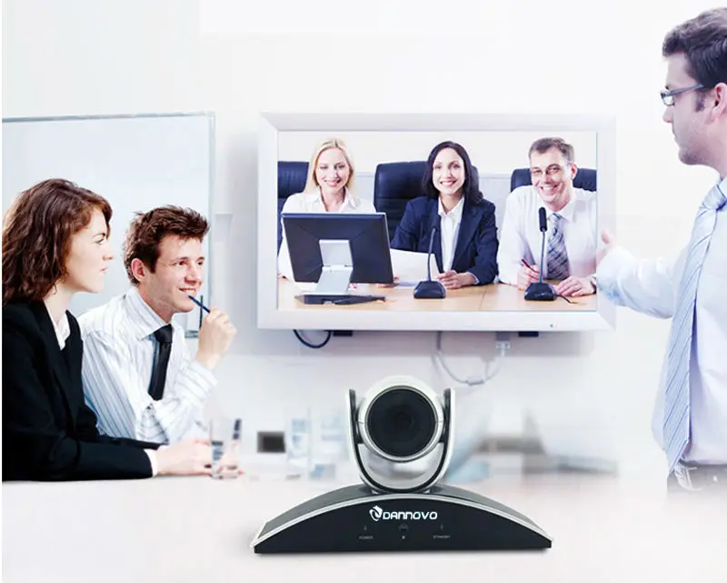 DANNOVO 1080P 720P USB PTZ видеокамера конференц зала 10x оптический зум вращение на 360
