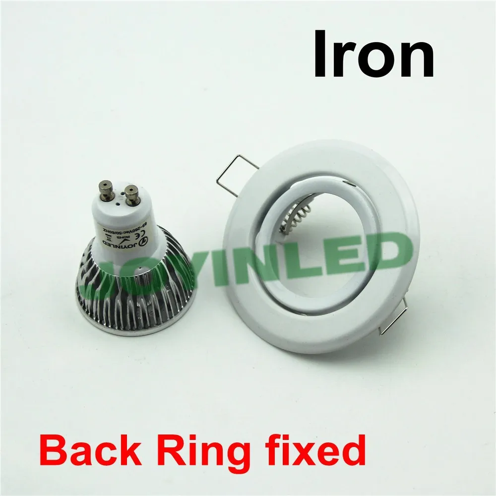 

Round ceiling frame trims GU10 MR16 LED spot light fixtures