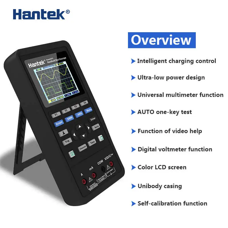 Hantek 2D72 3in1Digital мультиметр + генератор сигналов Ручной осциллограф USB портативный 2