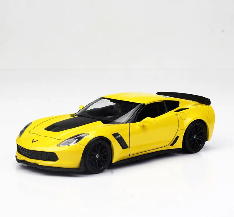 Welly 1:24 2017 Корвет Z06 литья под давлением модель спортивный автомобиль гоночный