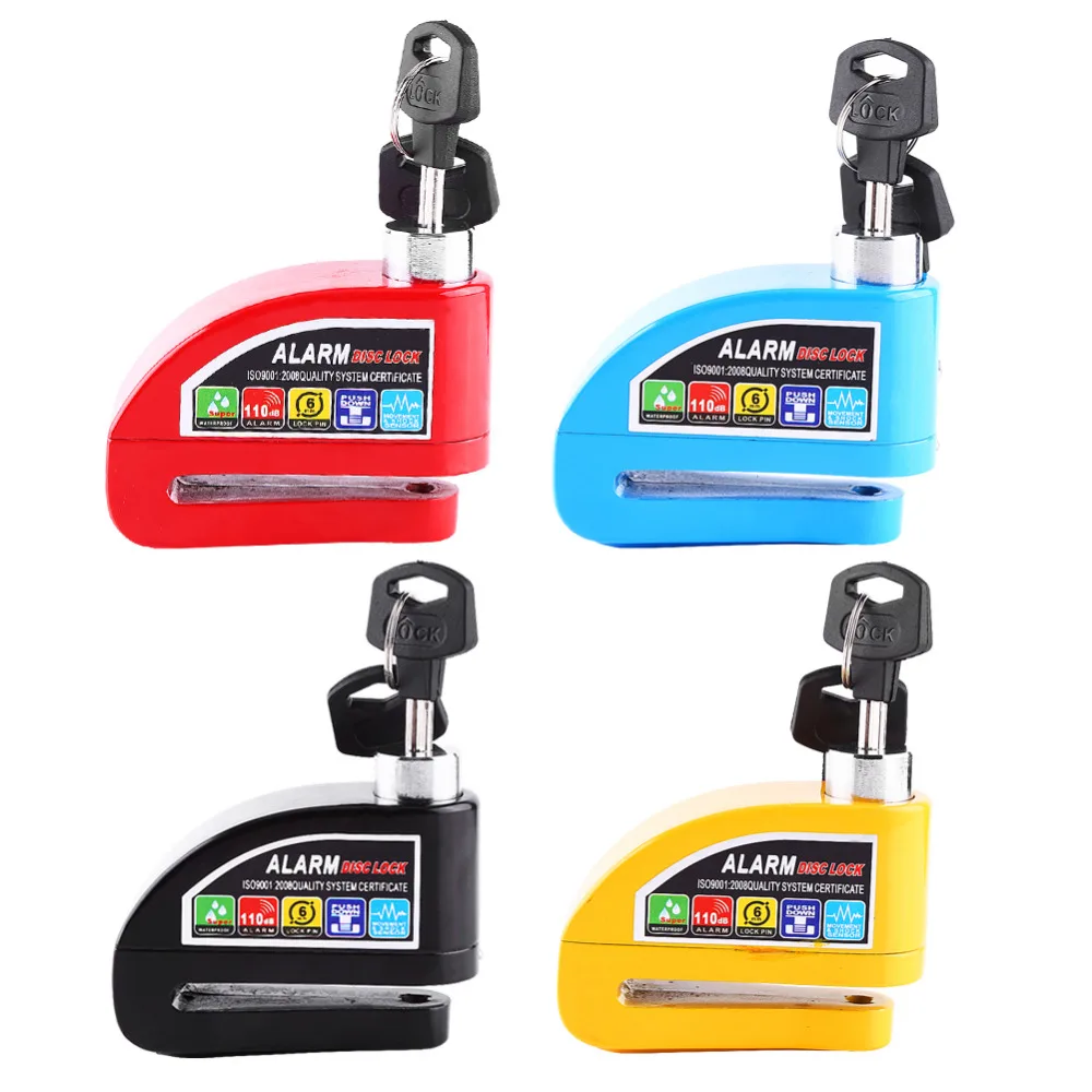 Мотоциклетный дисковый тормозной замок для скутера велосипеда Противоугонный