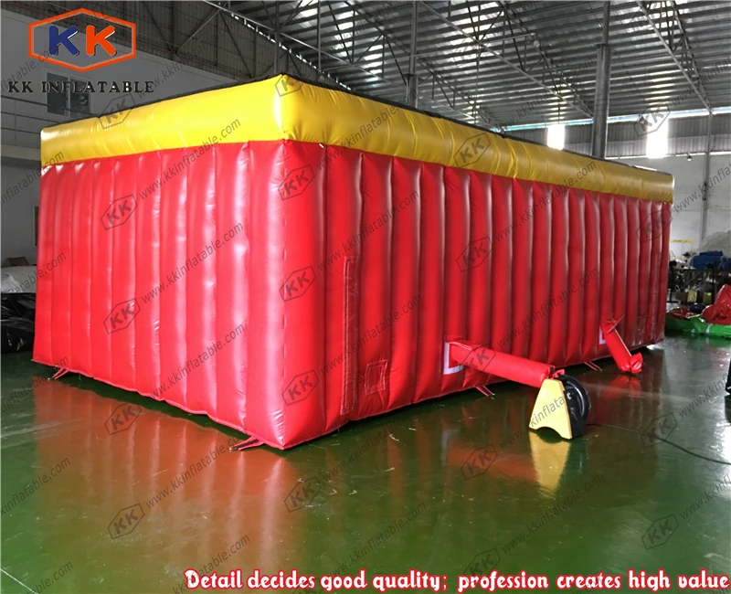 Большая надувная палатка для пожарной дрели 8 м * 4 м-ПВХ брезент или Оксфорд |