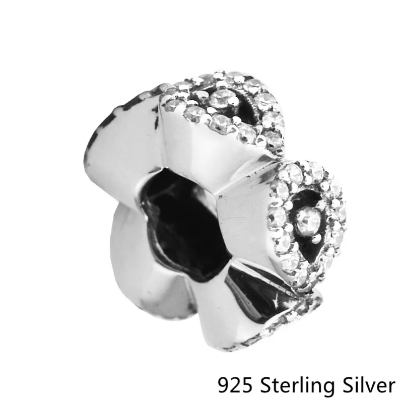 925 Sterling Silver Cascading Glamour Spacer Charm Beads for Jewelry Making Fit Bracelets Diy Fashion | Украшения и аксессуары