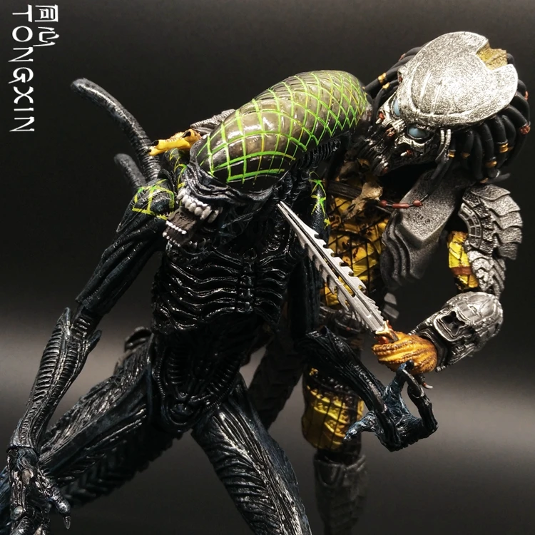 NECA AVP Aliens vs. Predator серия Young Blood/Elder Predator Охотник на змею фигурка игрушки 18 см