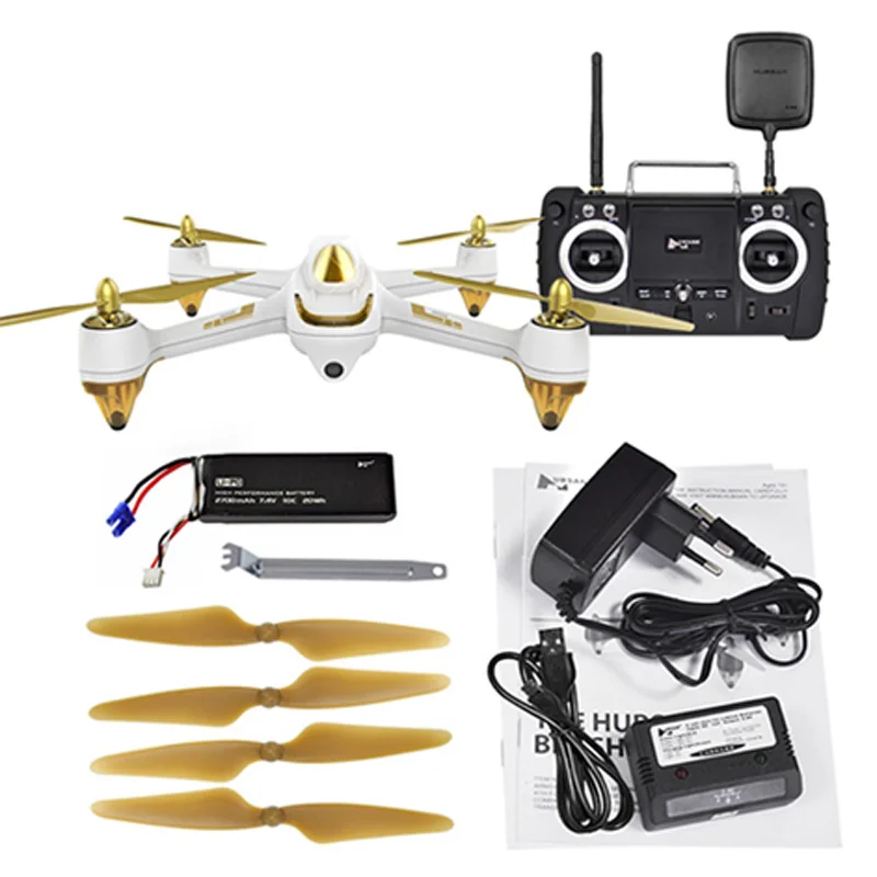 Оригинальный Радиоуправляемый Дрон Hubsan H501S X4 с камерой 1080P HD 5 8G FPV 10CH GPS режим