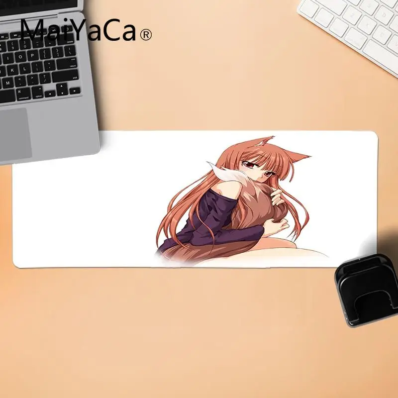 MaiYaCa забавный Spice and Wolf Holo Beauty аниме для девочек геймер игровые коврики коврик мыши
