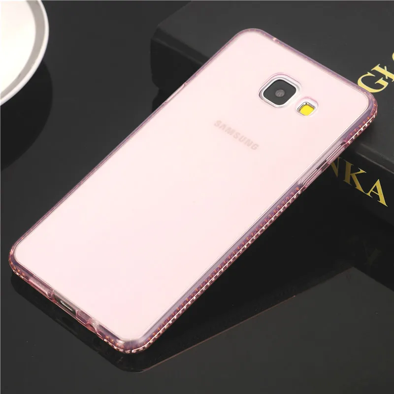 Блестящий чехол со стразами для Samsung Galaxy A6 2018 S8 S9 Plus S6 S7 Edge S5 A3 A5 A7 J1 J3 J5 J7 2016 2017 чехлы