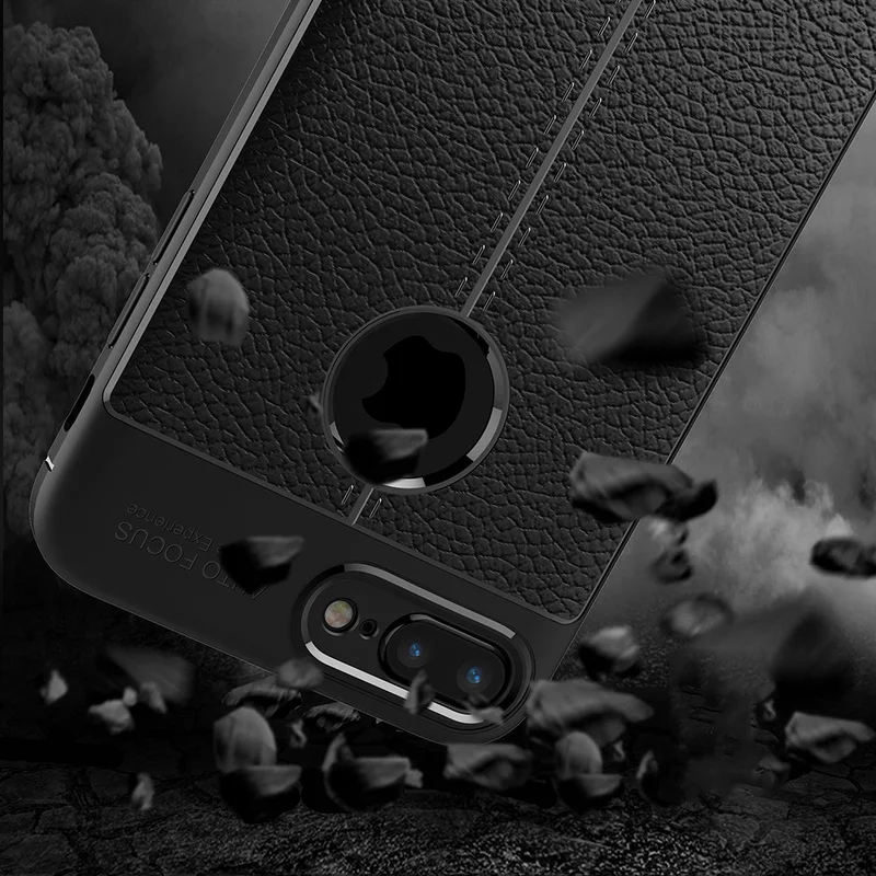 Ультратонкие чехлы для телефонов iPhone 6S 6 7 8 Plus XS Max кожаный чехол мягкий