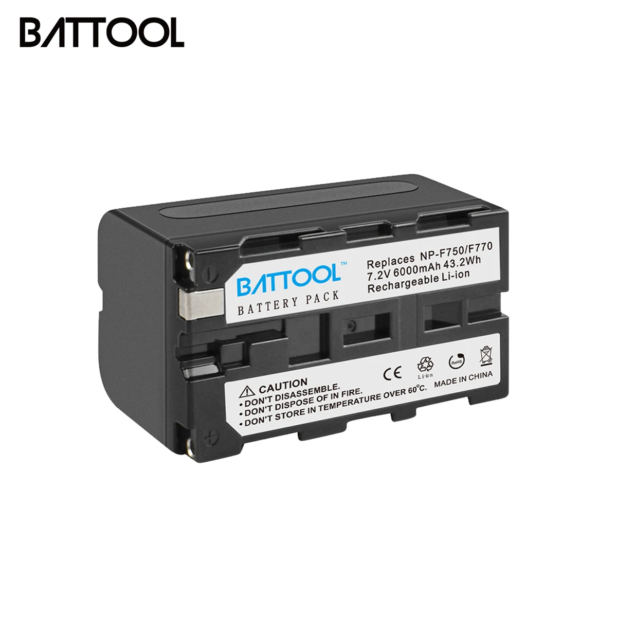 Bonacell 6000 мА/ч, NP-F770 NP-F750 NP F770 np f750 NPF770 750 батареи для sony NP-F550 NP-F770 NP-F750 F960 F970 L50 - Цвет: 1 Pack Battery