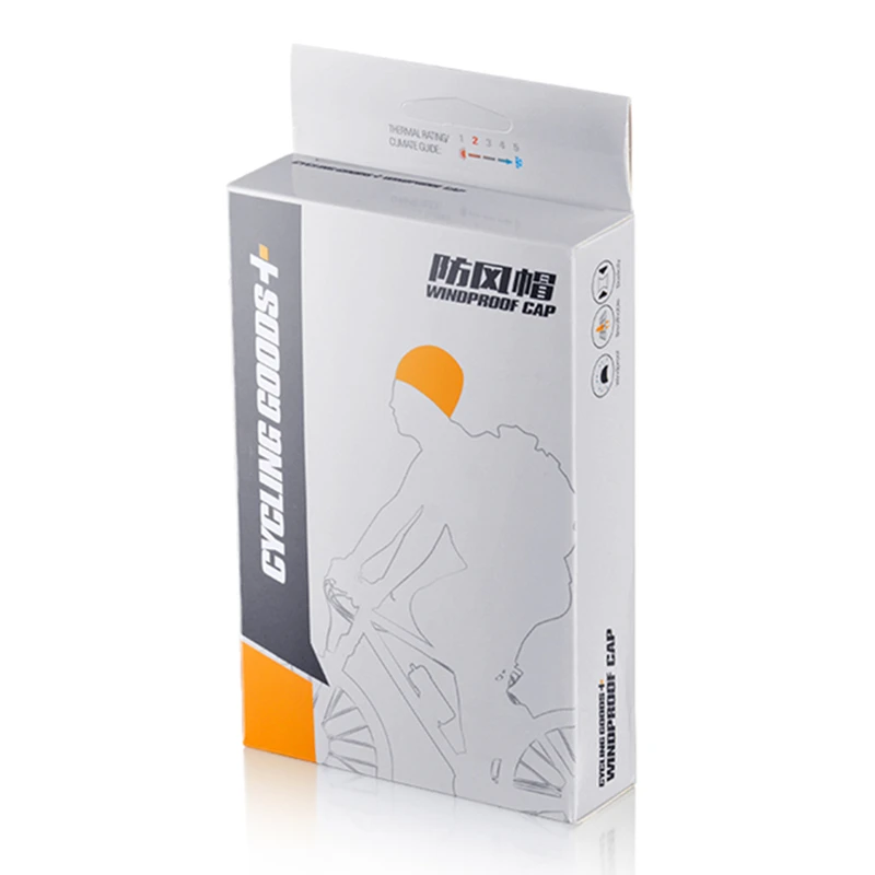 ROCKBROS ветрозащитная велосипедная Лыжная Шапка Зимняя Ультралегкая портативная