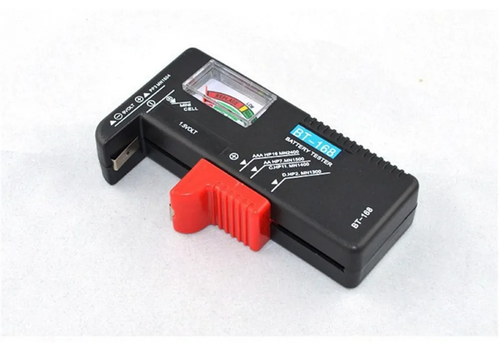 

New Battery Tester BT-168D AA/AAA/C/D/9V/1.5V Universal Button Cell Battery Voltage Tester