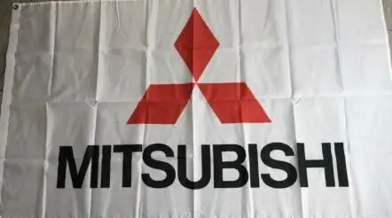 Белый флаг Mitsubishi|Флаги баннеры и аксессуары| |