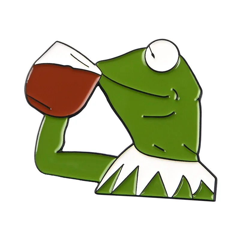 11 стилей Pepe feels bad man нагрудные булавки Sad Броши лягушка счастливая лягушка значки Pepe meme джинсовые куртки Сумки шляпы рюкзак аксессуары - Окраска металла: style2