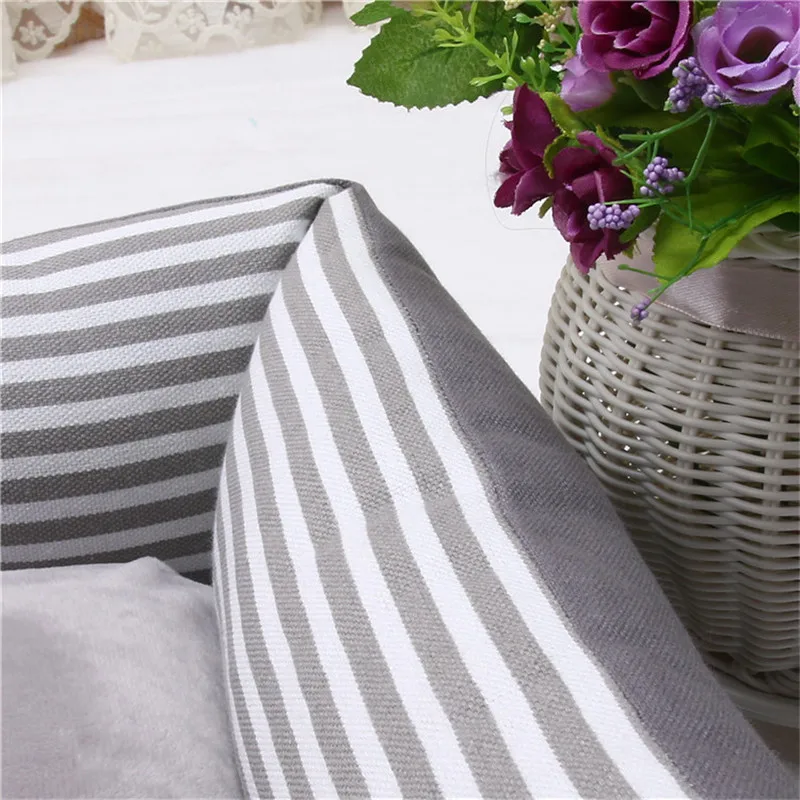 Холщовая фотография с полосатым принтом супермягкая для маленьких и средних