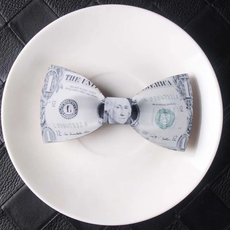 Dollar with m Персонализированные свадебные деревянные галстуки-бабочки, мужские аксессуары, красочные деревянные галстуки-бабочки ручной работы с героями мультфильмов - Цвет: Dollar with m