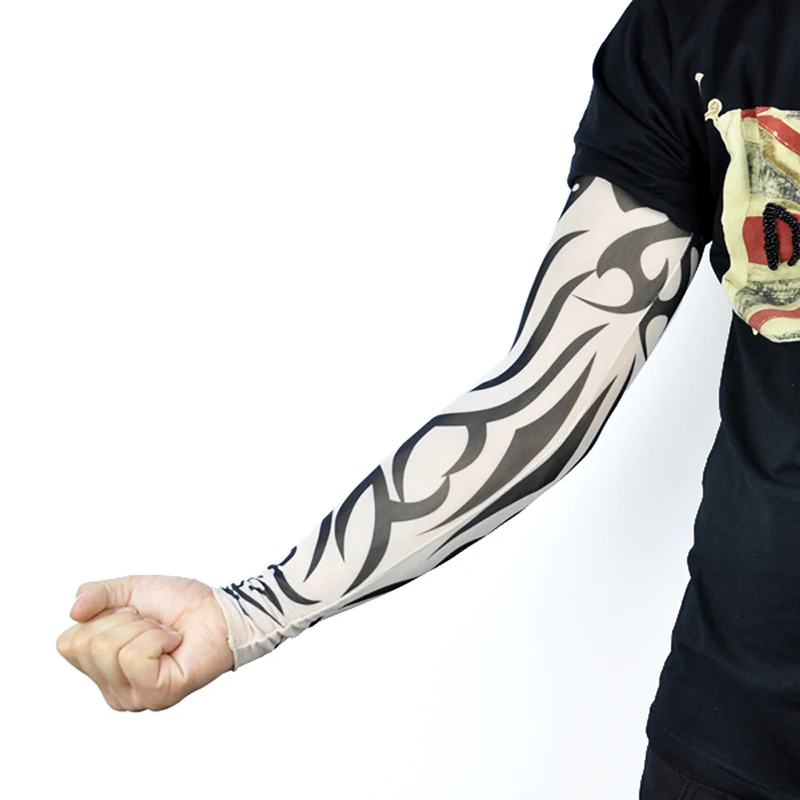OPHIR 6Pcs Arm Tattoo Sleeves Assorted Mix Nylon Stretchy Fake Body Stockings_TA029 | Красота и здоровье