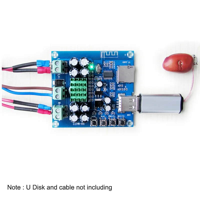 Цифровой Bluetooth усилитель чип плата 2x50 Вт беспроводной HIFI 4 0 Ампер модуль аудио