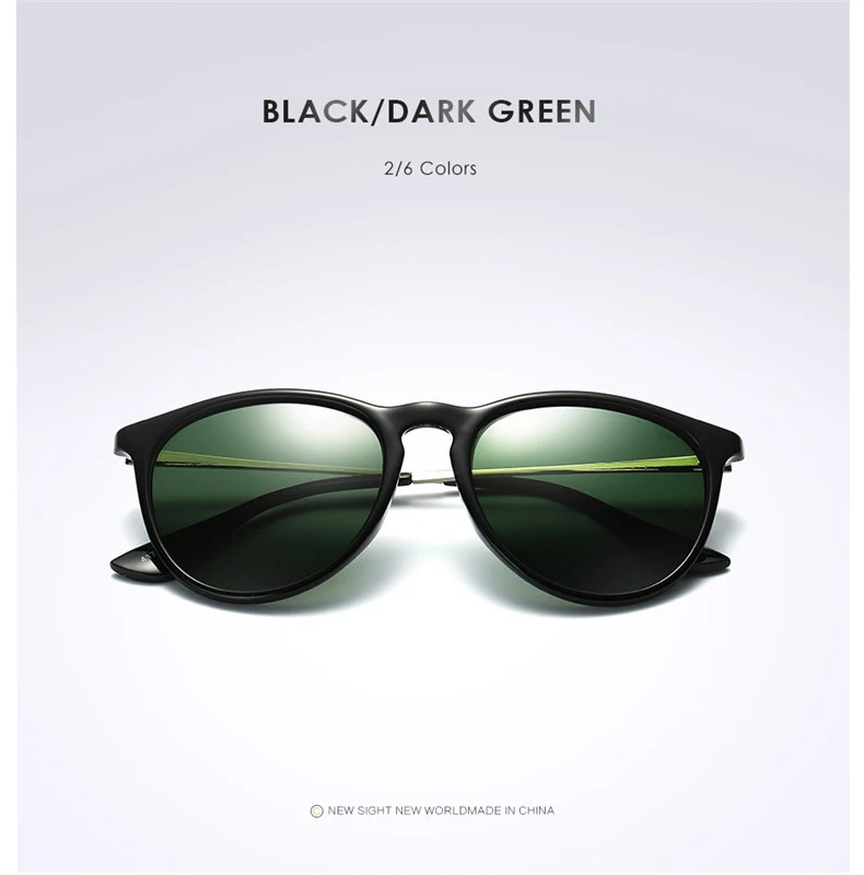 AORON, модные солнцезащитные очки, для женщин и мужчин, поляризационные солнцезащитные очки, классические, Круглые, зеркальные, UV400, солнцезащитные очки